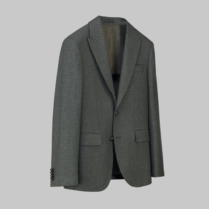 TENERESP DESENLİ AÇIK GRİ CEKET