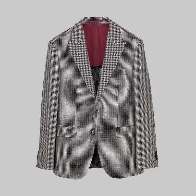 TENERESP DESENLİ AÇIK GRİ CEKET