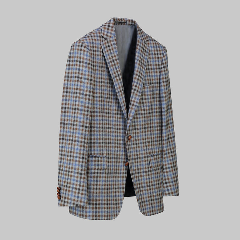 REXFORD KARELİ GRİ CEKET