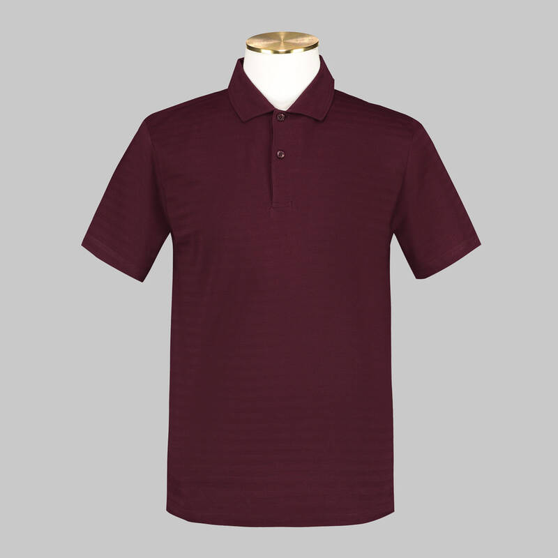 DÜĞMELİ POLO YAKA BORDO T-SHIRT