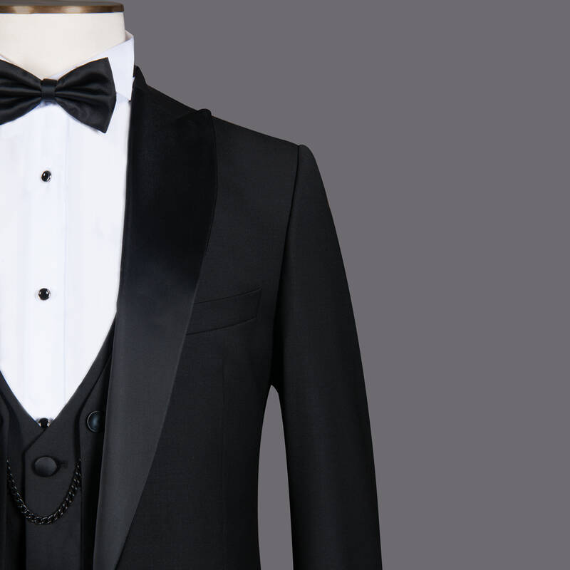 HAPPY BOB NIHGT YELEK PAPYONTAKIM SİYAH SMOKİN