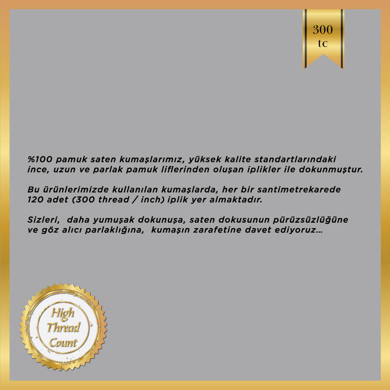 ISFAHAN SATEN ÇİFT KİŞİLİK NEVRESİM TAKIMI