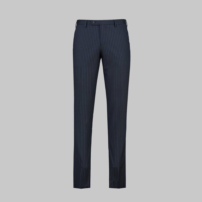 TEDRICK RESTA ÇİZGİLİ LACİVERT TAKIM ELBİSE