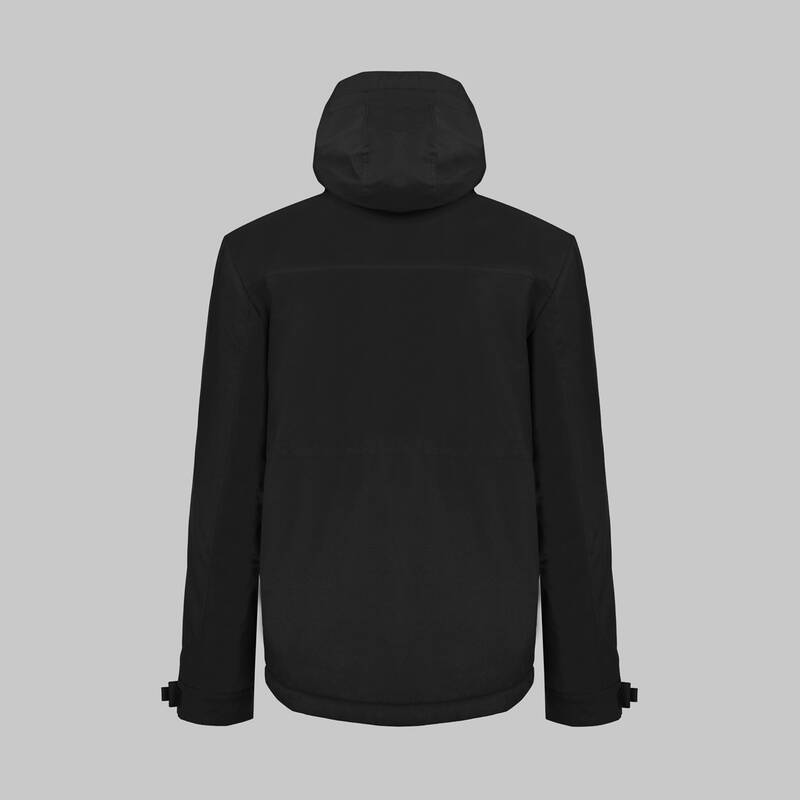 SAFARİ KAPÜŞONLU SİYAH KABAN