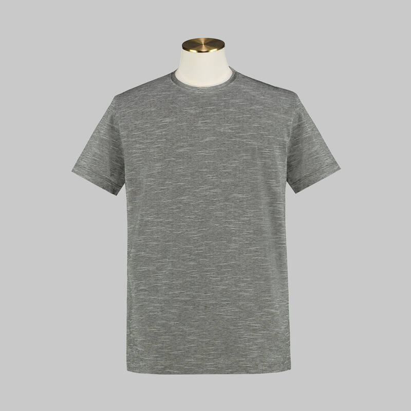 BİSİKLET YAKA SİYAH T-SHIRT