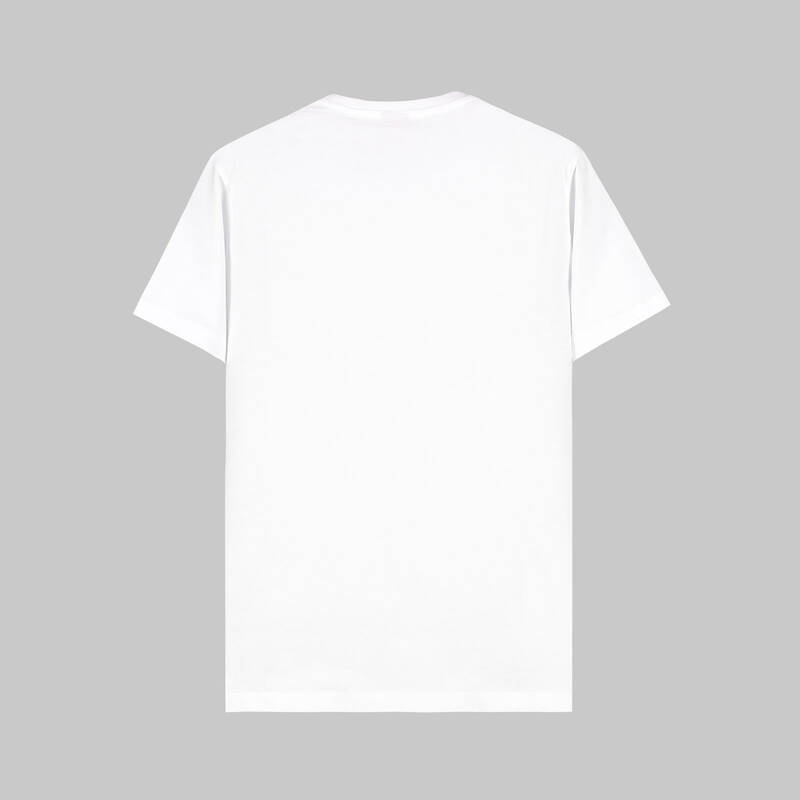 BİSİKLET YAKA BEYAZ T-SHIRT