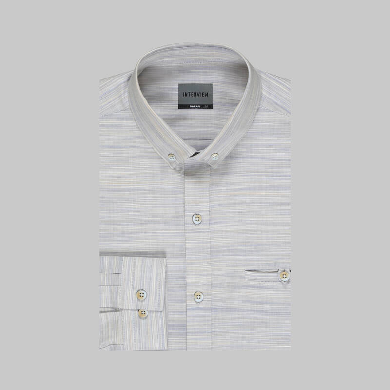 GOIAS UZUN KOL AÇIK KAHVERENGİ GÖMLEK