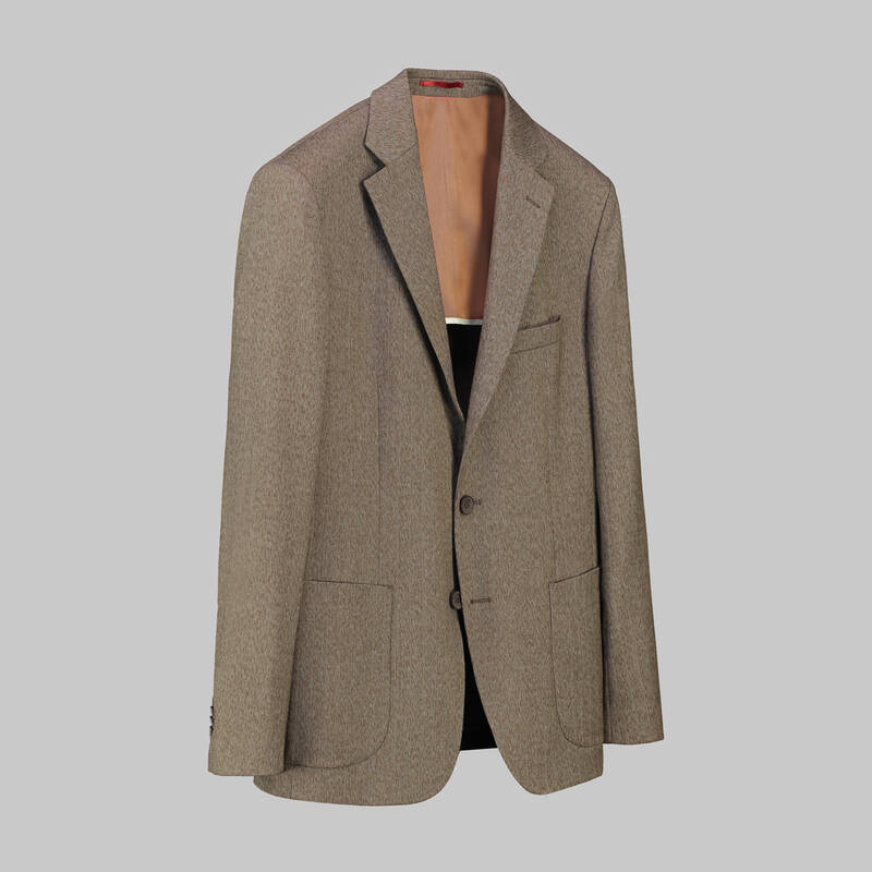 MATTEO ÇİZGİLİ İNDİGO MAVİ CEKET