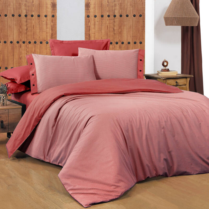 NEW FANCY STRIPE ÇİFT KİŞİLİK MAVİ NEVRESİM TAKIMI