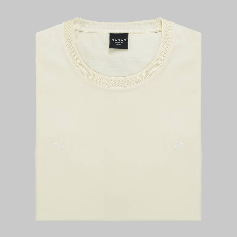 SARAR BİSİKLET YAKA MÜRDÜM T-SHIRT