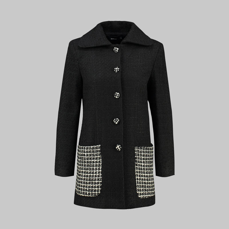 ADELİSA SİYAH KABAN