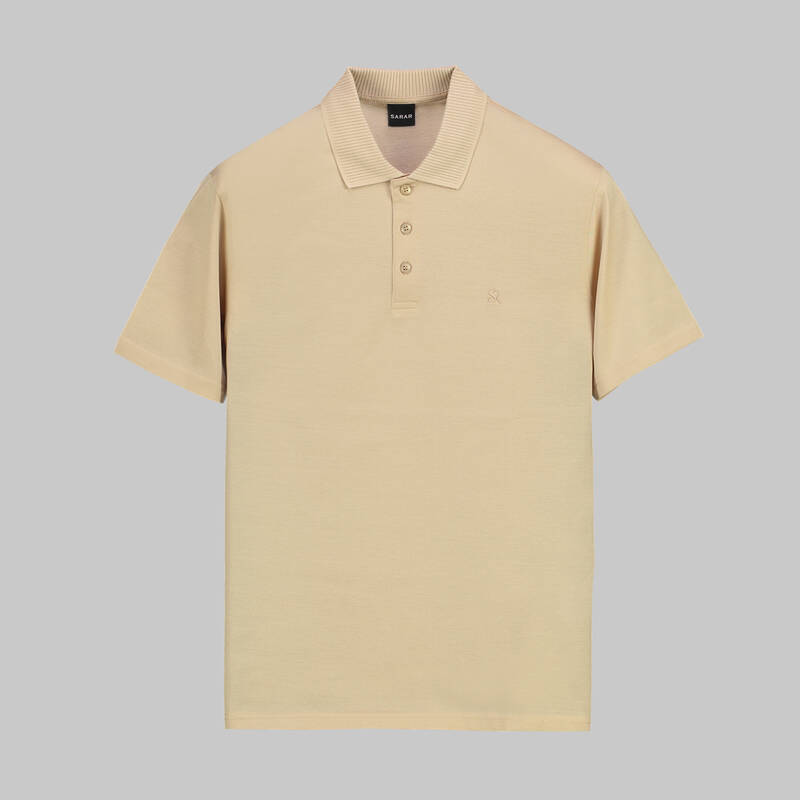 POLO YAKA KISA KOL GRİ TİŞÖRT