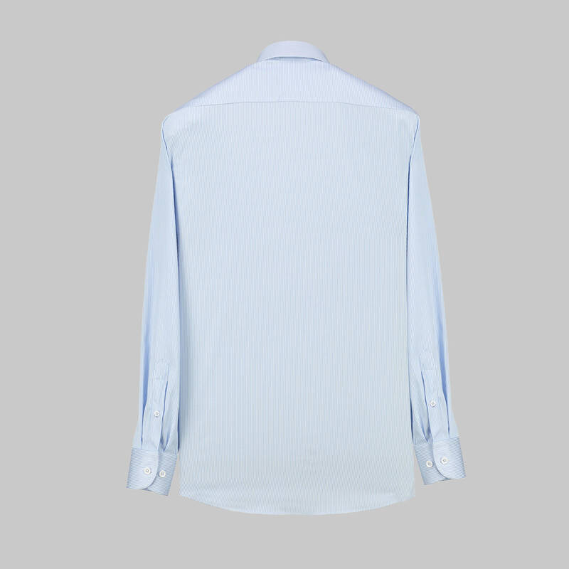 ELVIO SELECTION ÇİZGİLİ LACİVERT GÖMLEK