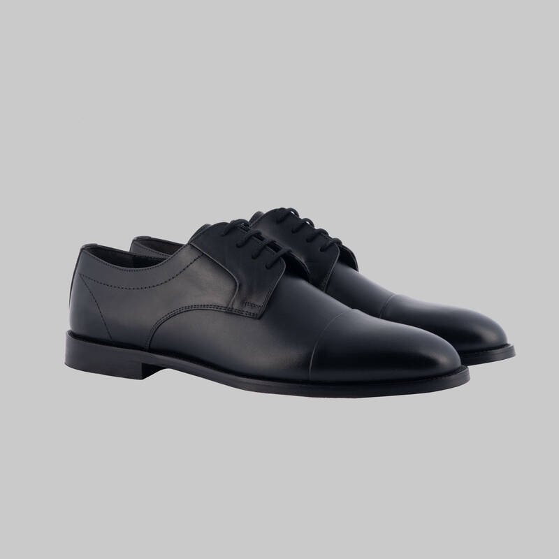 MİKROLİGHT KLASİK SİYAH AYAKKABI