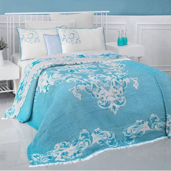 KEIRA KIRMIZI TEK KİŞİLİK PİKE TAKIMI