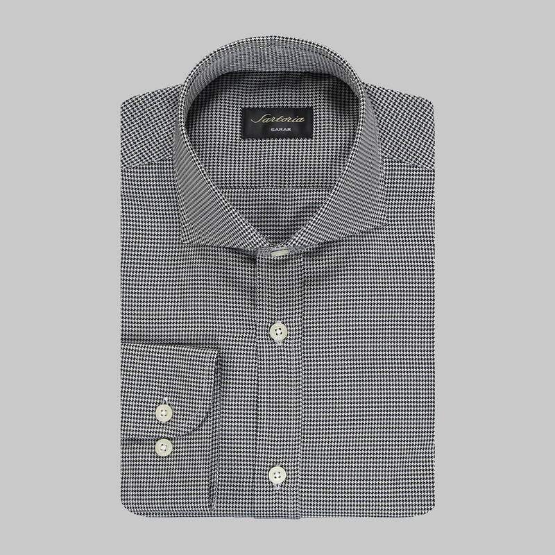 COMO SİYAH_BEYAZ GÖMLEK - LIMITED EDITION