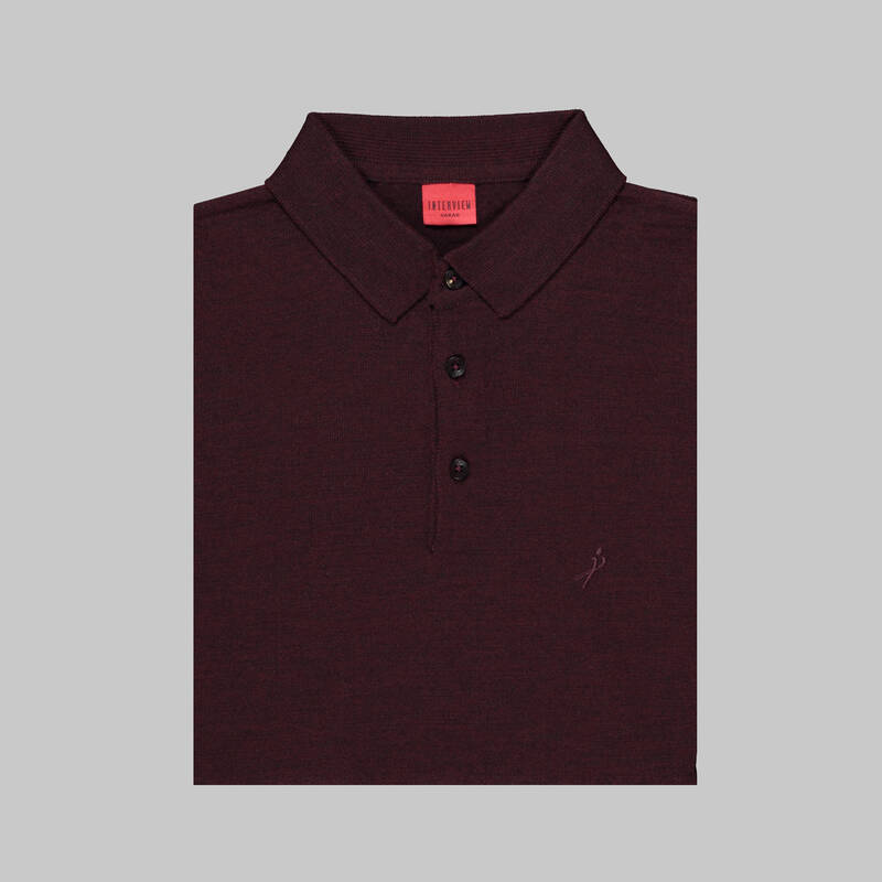 DÜĞMELİ POLO YAKA SİYAH TRİKO KAZAK