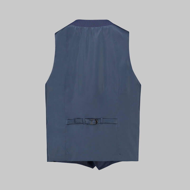 AMARA NASA RESTA YELEKLİ ÇİZGİLİ SİYAH TAKIM