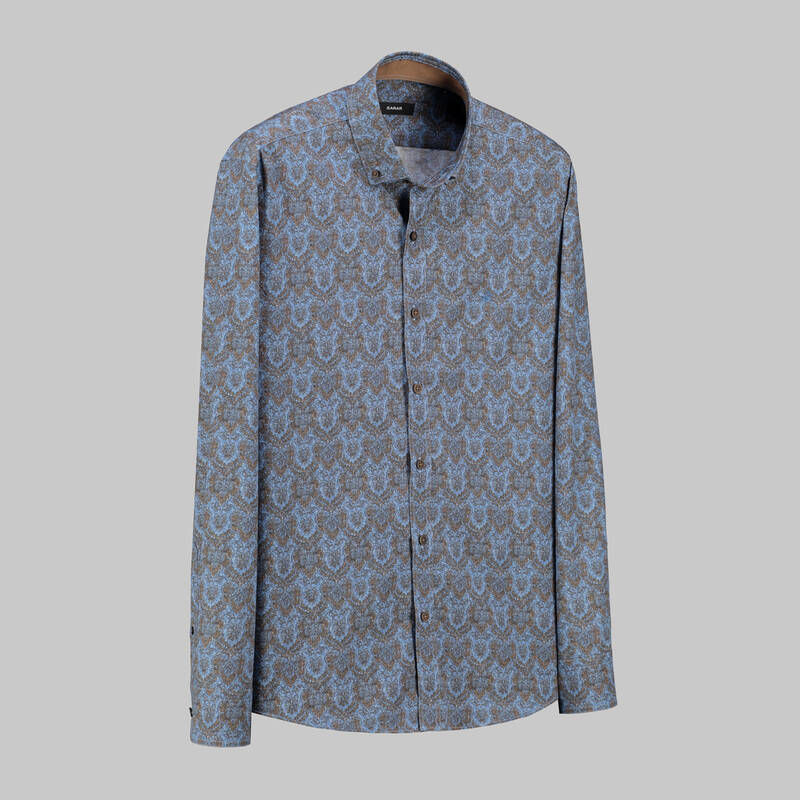 ELETA SLIMEO MAVİ GÖMLEK