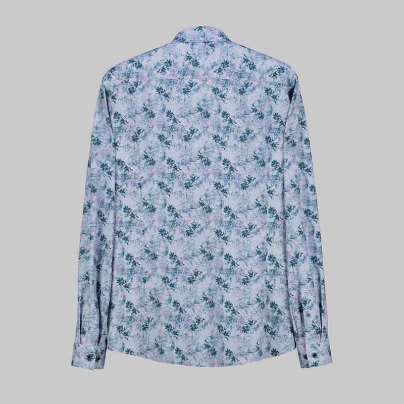 GOIAS SOHO DESENLİ YEŞİL GÖMLEK