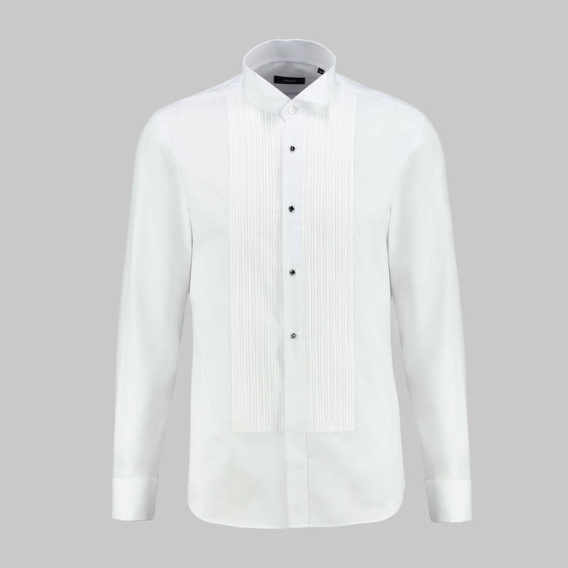 LUCAS BEYAZ SMOKİN GÖMLEK