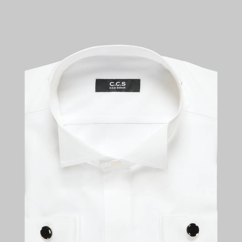 ADES BEYAZ SMOKİN GÖMLEK