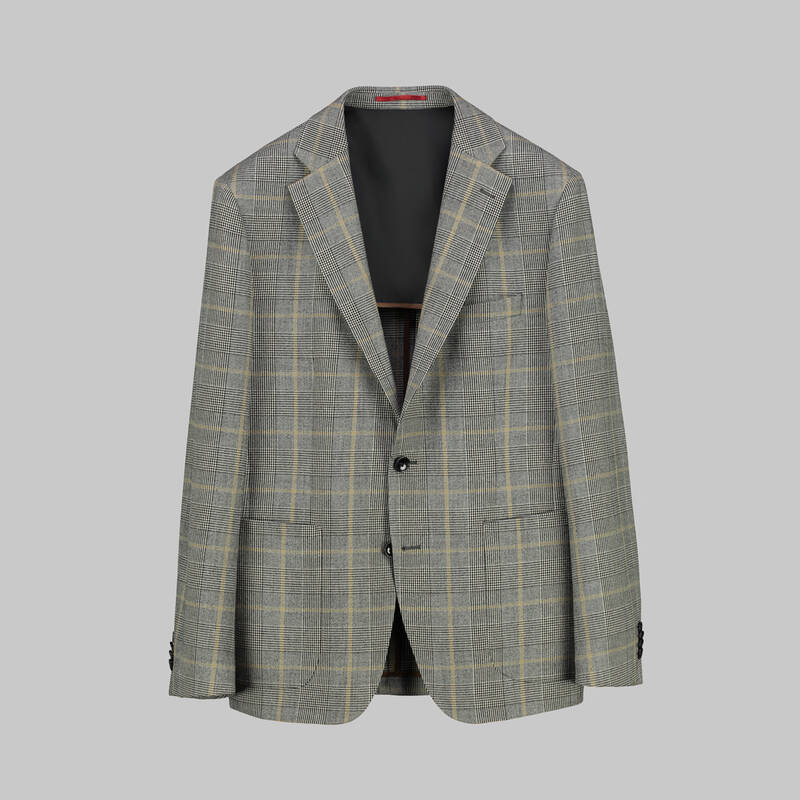 MATTEO GRİ KARELİ CEKET