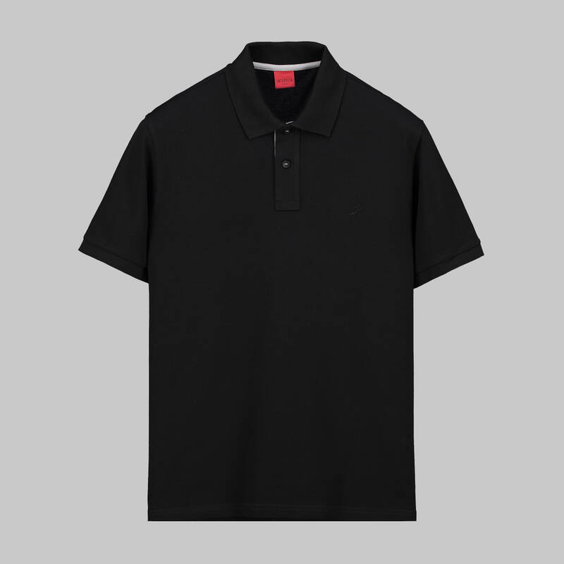 SİYAH DÜĞMELİ POLO YAKA TİŞÖRT