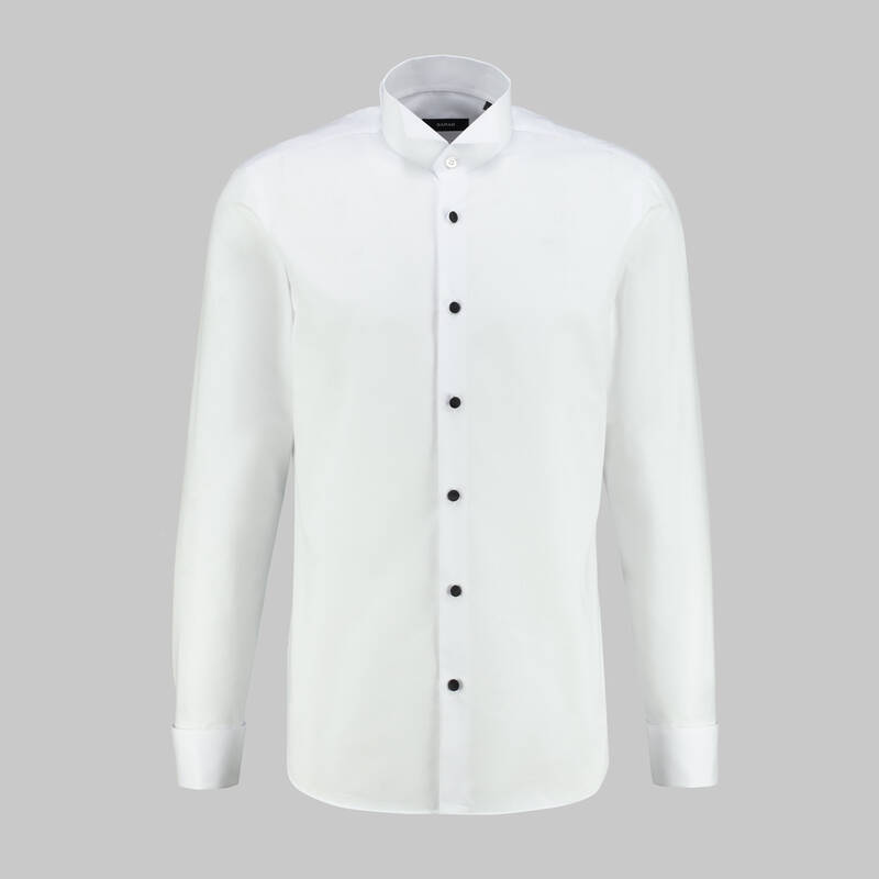 NOBILE BEYAZ SLIMEO SMOKİN GÖMLEK