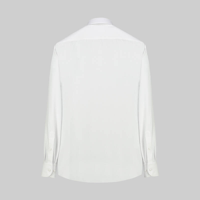 ELVIO BEYAZ SLIM FİT GÖMLEK
