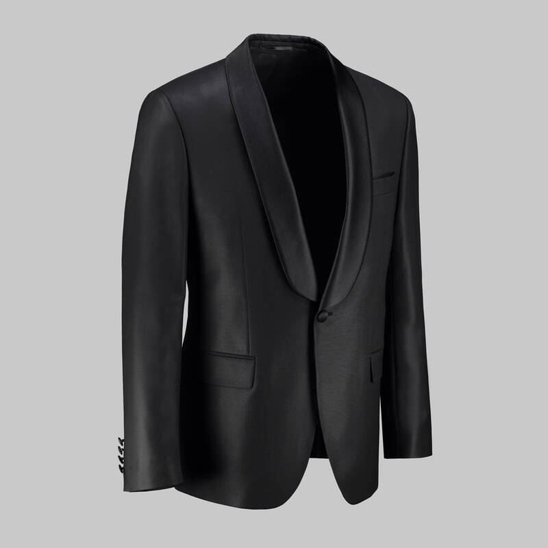 PAVALOTTI SİYAH NOMOS SABİT YAKA SMOKİN