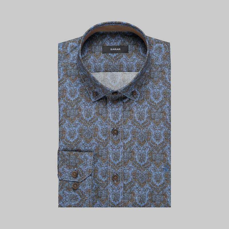 ELETA SLIMEO MAVİ GÖMLEK