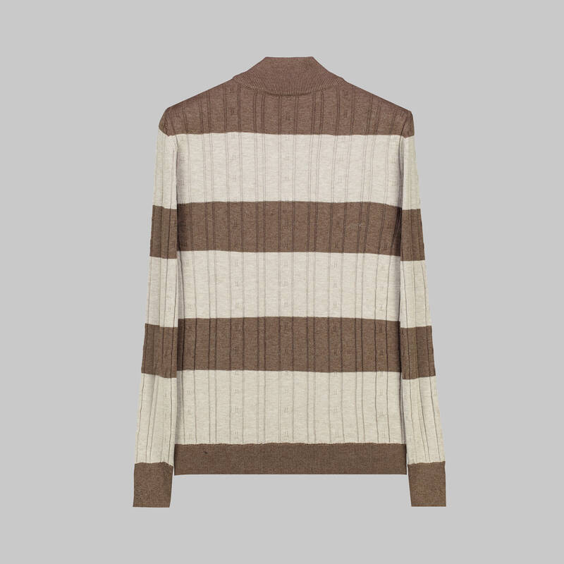 LACİVERT FERMUARLI YARIM BALIKÇI TRİKO