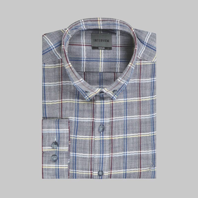 GOIAS KARELİ BEJ GÖMLEK