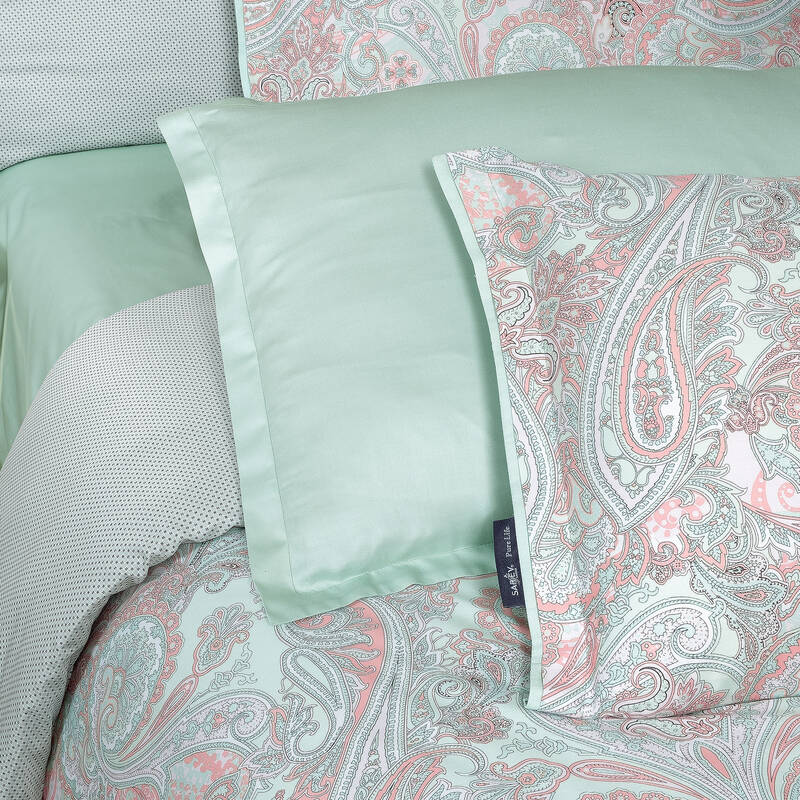 VOLGA SATEN ÇİFT KİŞİLİK MAVİ NEVRESİM TAKIMI