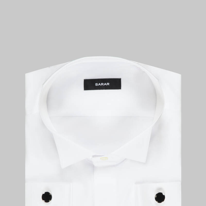 RICCO BEYAZ SMOKİN GÖMLEK