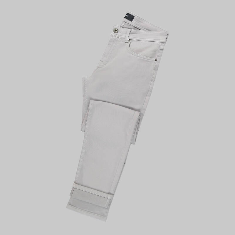 SARAR AÇIK MAVİ KOTON PANTOLON