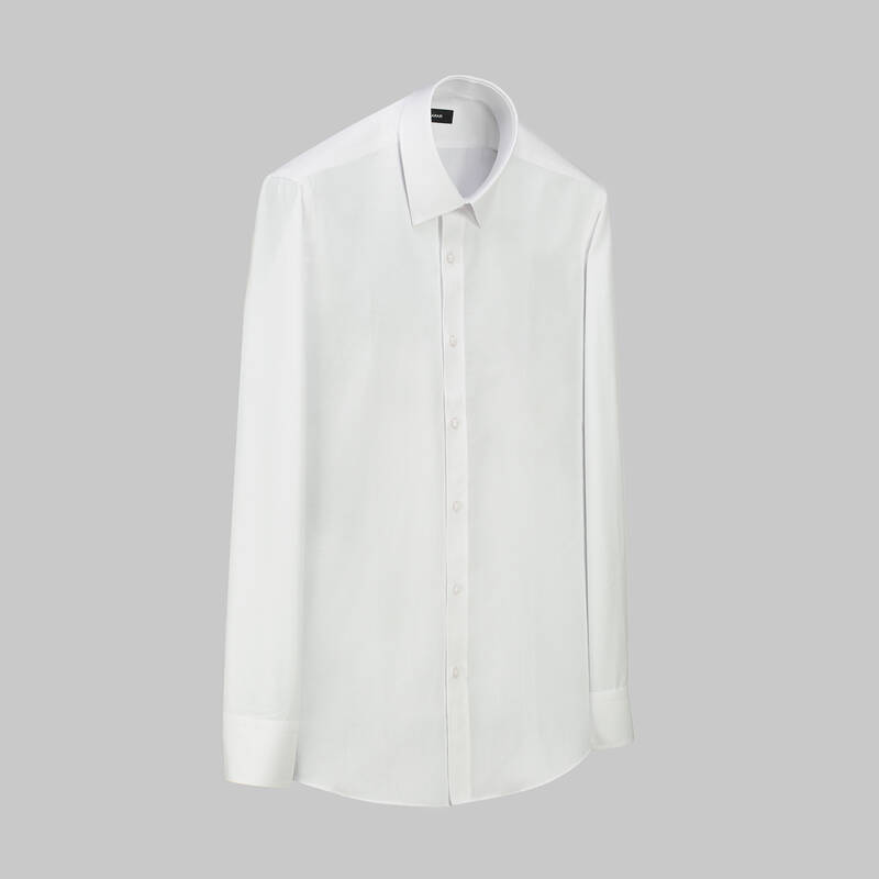 ELVIO BEYAZ SLIM FİT GÖMLEK