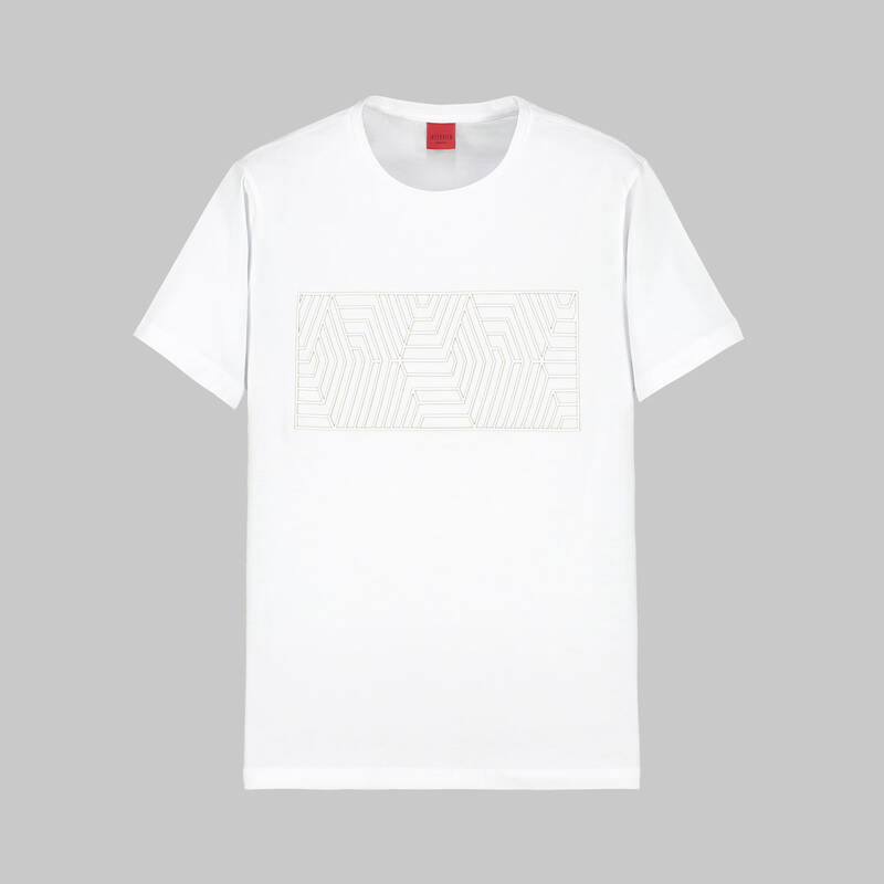 BİSİKLET YAKA BEYAZ T-SHIRT