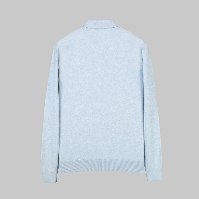 DÜĞMELİ POLO YAKA LACİVERT TRİKO