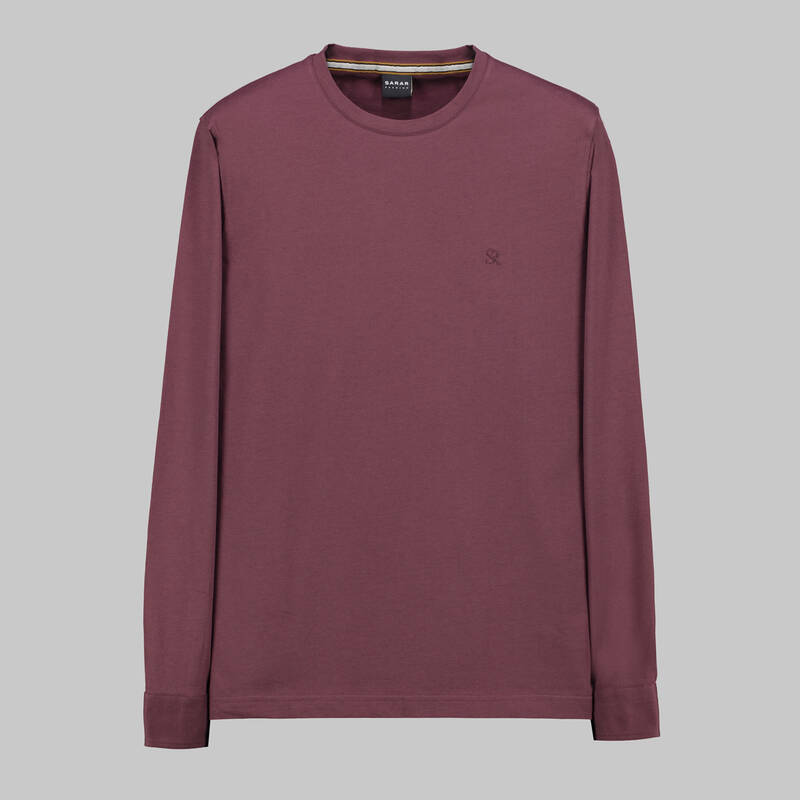 SARAR PREMIUM BİSİKLET YAKA BORDO SWEATSHIRT