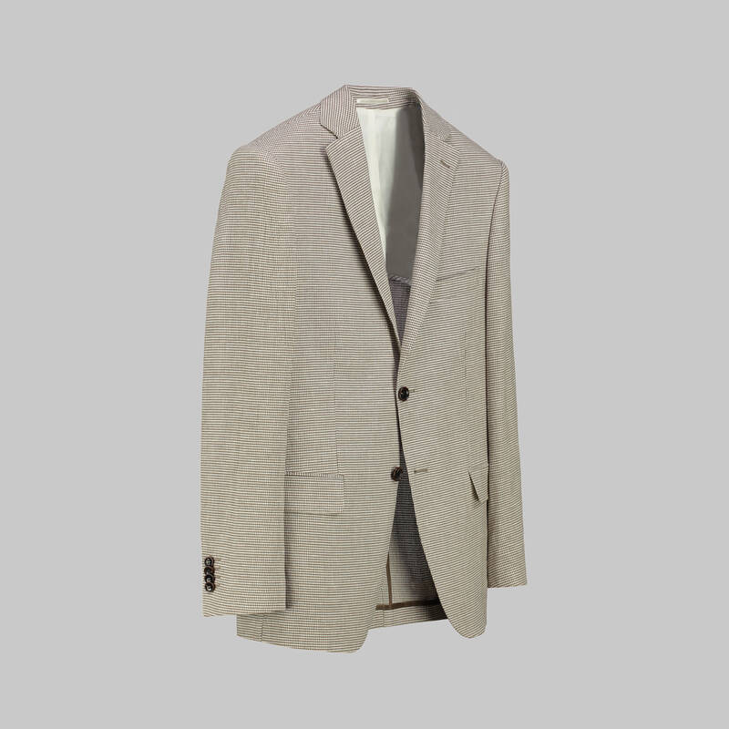 REXFORD DESENLİ BEJ CEKET