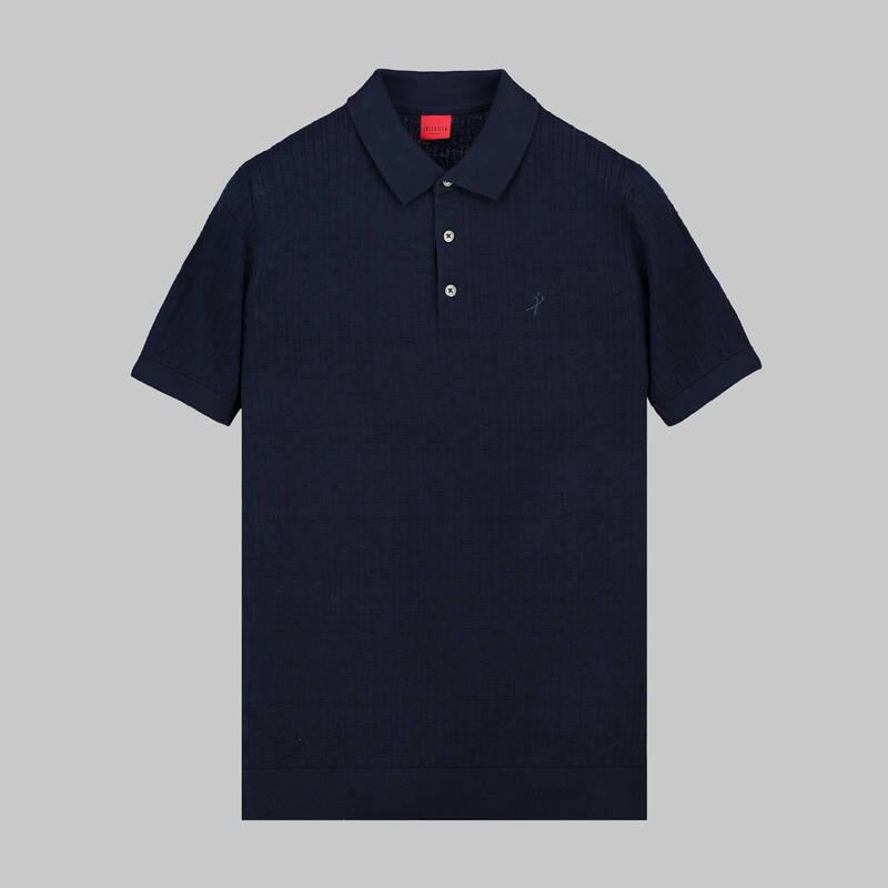 POLO YAKA KISA KOL LACİVERT TRİKO