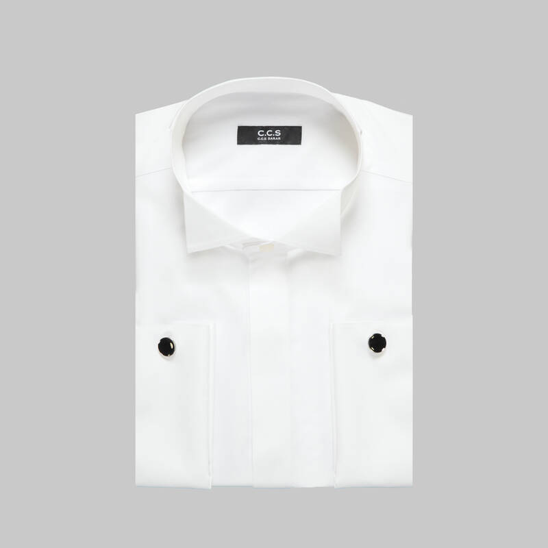 ADES BEYAZ SMOKİN GÖMLEK