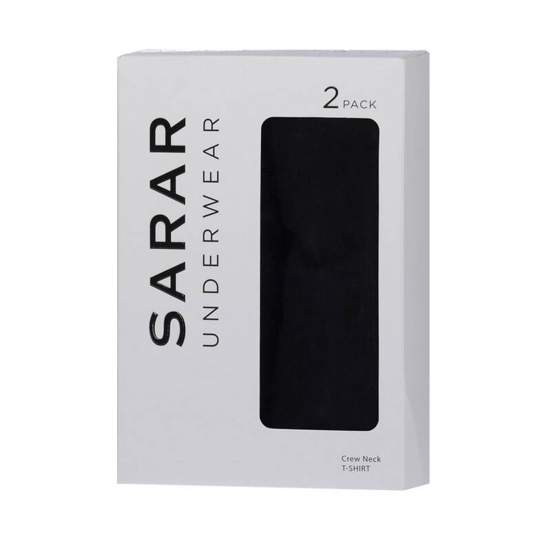 SİYAH BROSBİ BİSİKLET YAKA 2'Lİ FANİLA