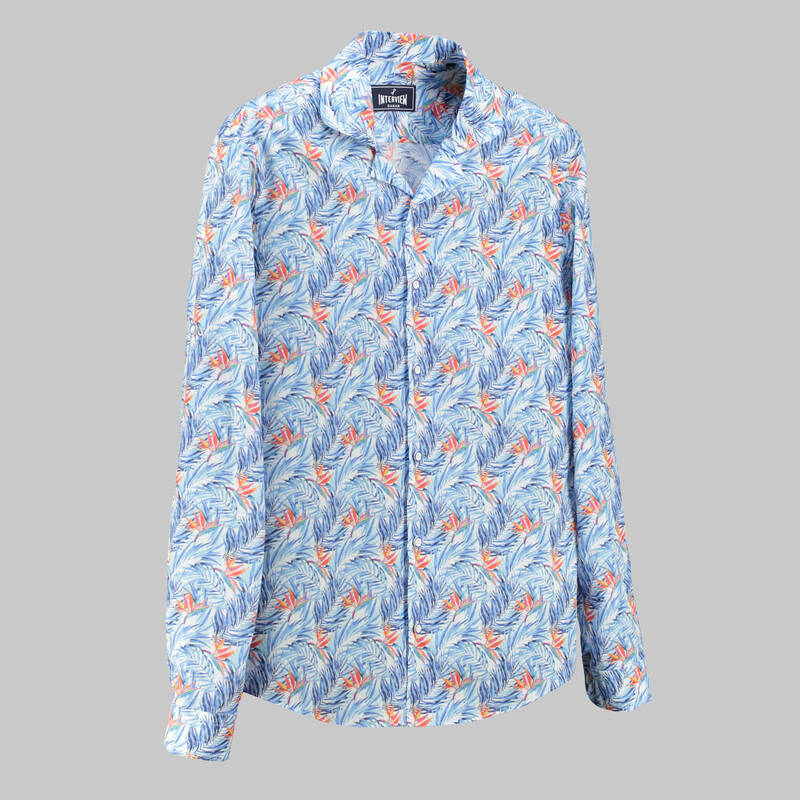 HAWAI SOHO MAVİ GÖMLEK