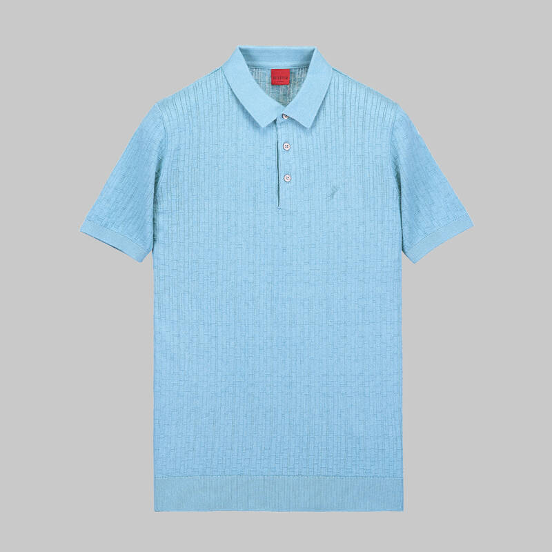 POLO YAKA KISA KOL LACİVERT TRİKO