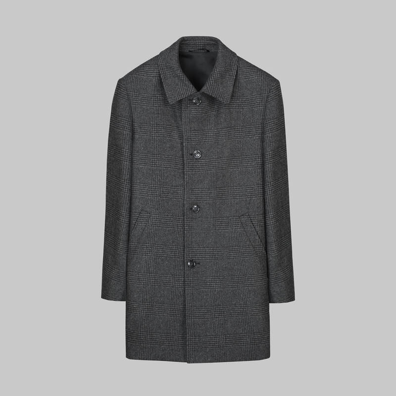 HOWARD KARELİ KOYU GRİ KABAN