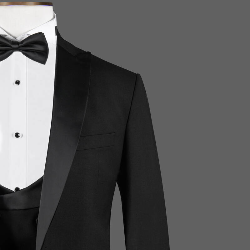 HAPPY NIGHT YELEK PAPYON SİYAH TAKIM