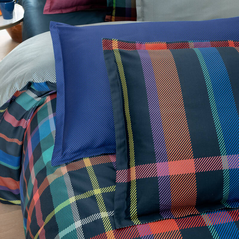 MERLIN SATEN LACİVERT ÇİFT KİŞİLİK NEVRESİM TAKIMI